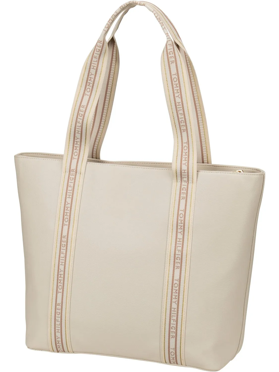 Tommy Life Shopper tote donna avorio con zip