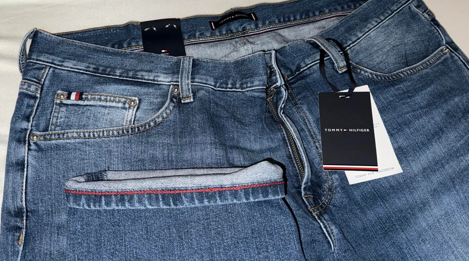 Tommy Hilfiger Madison MW0MW44051 jeans uomo blu 44W/34L