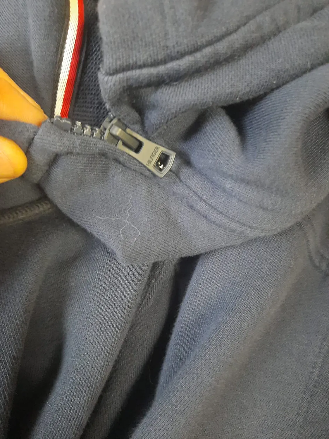 Tommy Hilfiger Cerniera felpa uomo cappuccio zip intera