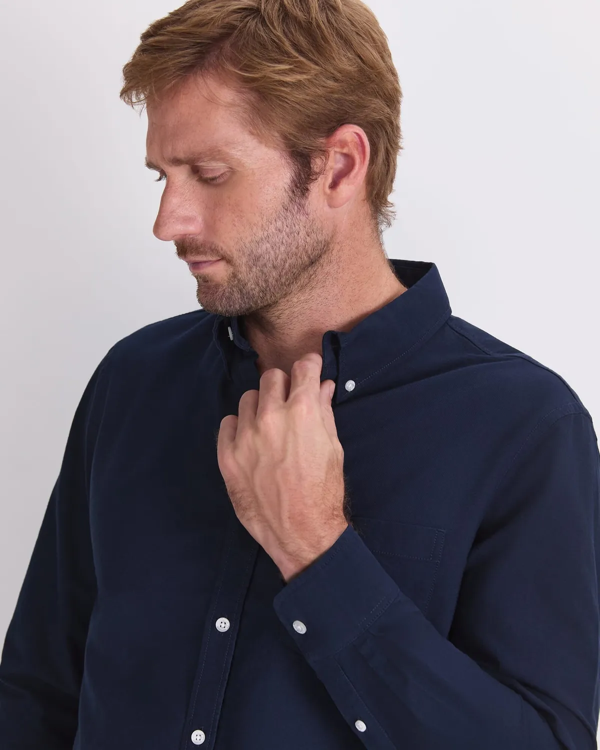 Sportscraft Oxford camicia uomo manica lunga cotone regular