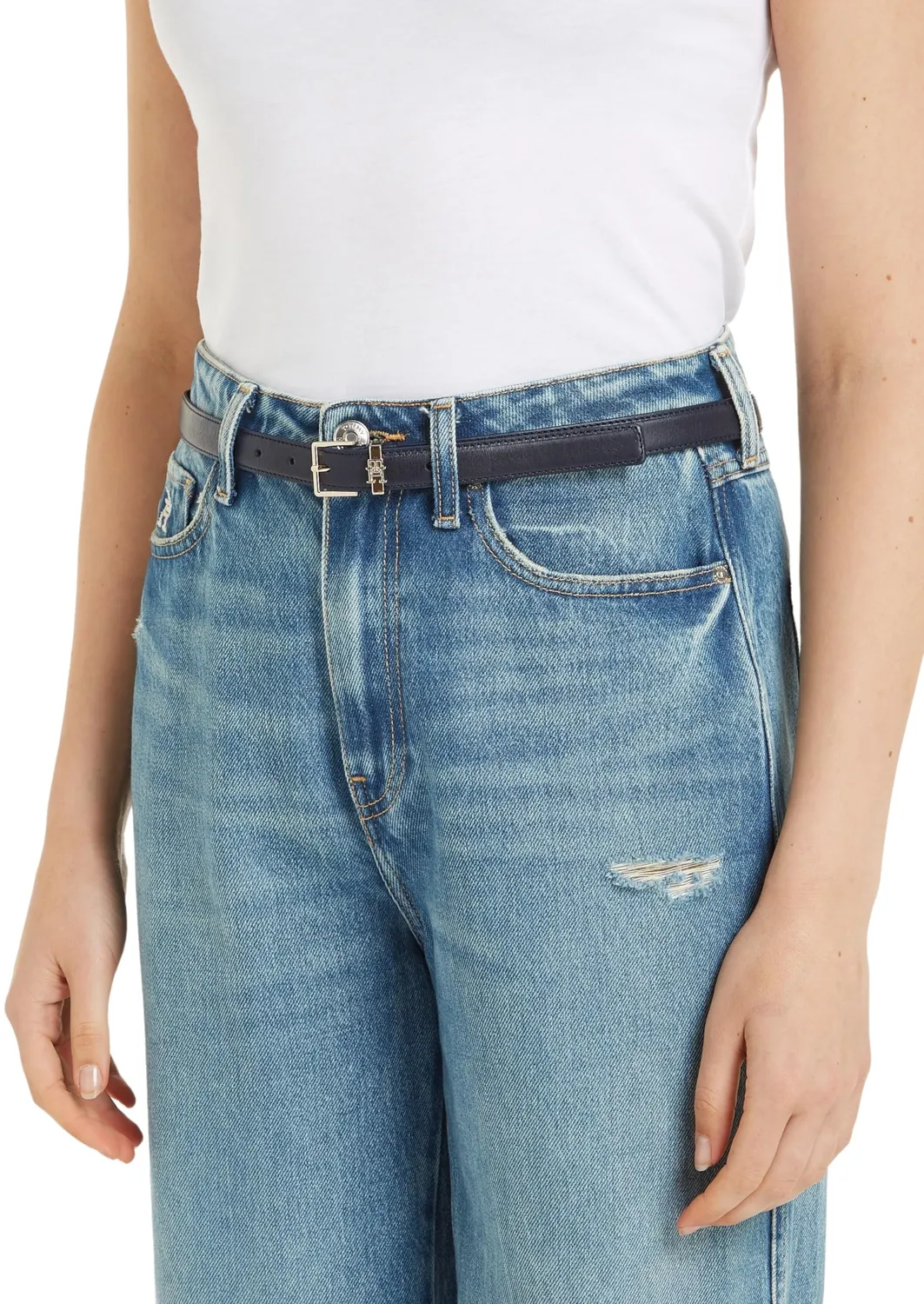 Tommy Hilfiger TH Square 2.0 AW0AW16024 cintura donna taglia 85