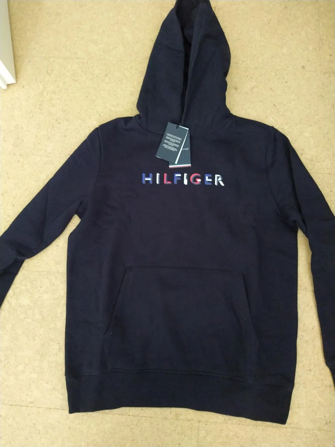 Tommy Hilfiger Felpa con Cappuccio Uomo Blu S classica