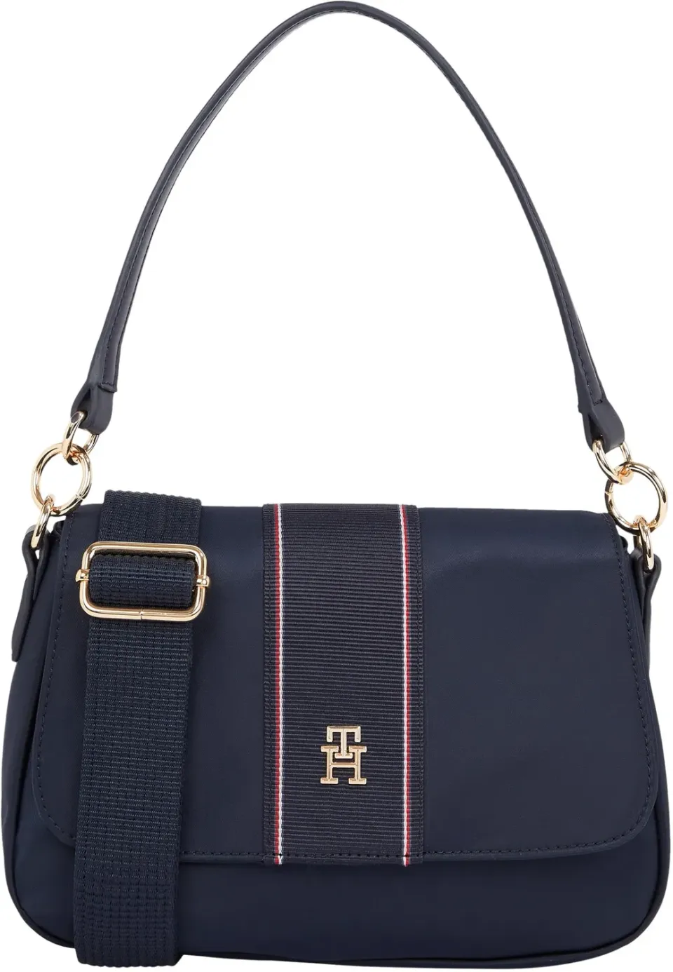 Tommy Hilfiger Poppy Borsa Tracolla Donna Blu Manico