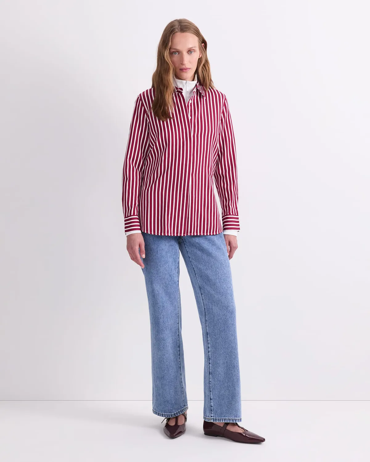 Sportscraft Hannah Stripe camicia donna cotone e seta