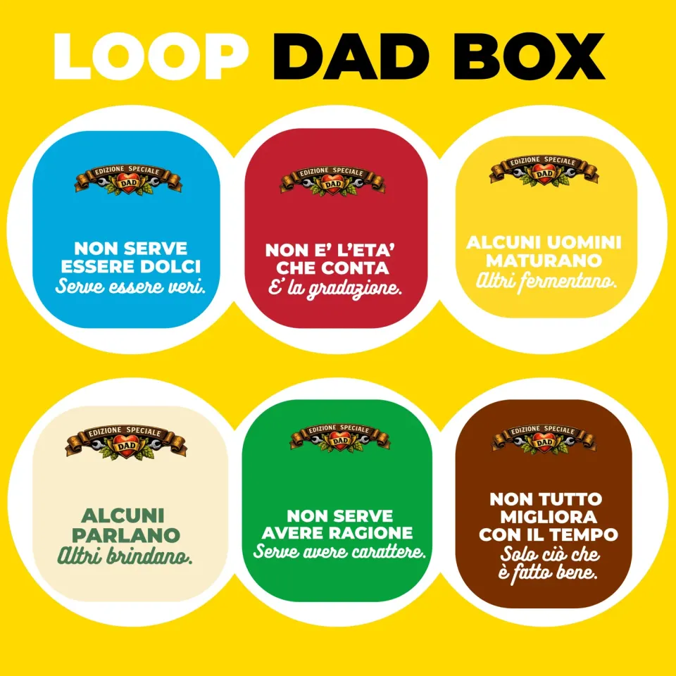 Loop Dad Box Pack 6 Birre Regalo Papà