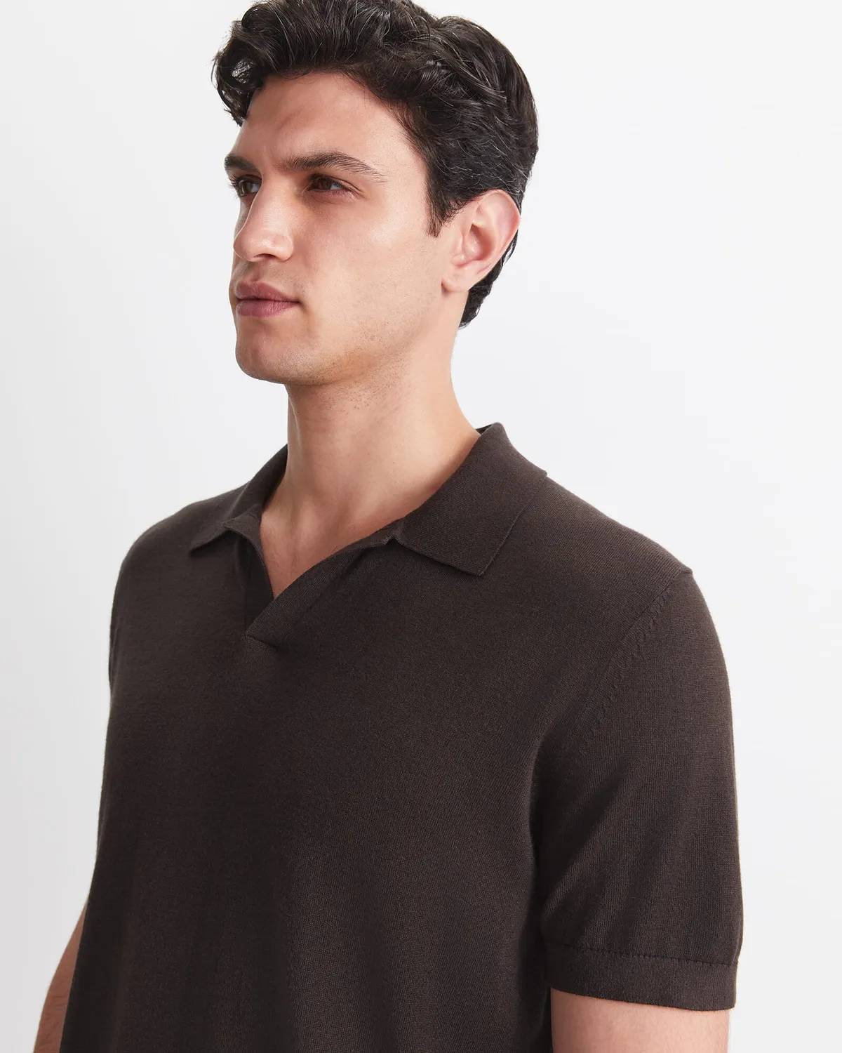 Sportscraft Ojas Knit Polo polo uomo cotone seta cashmere