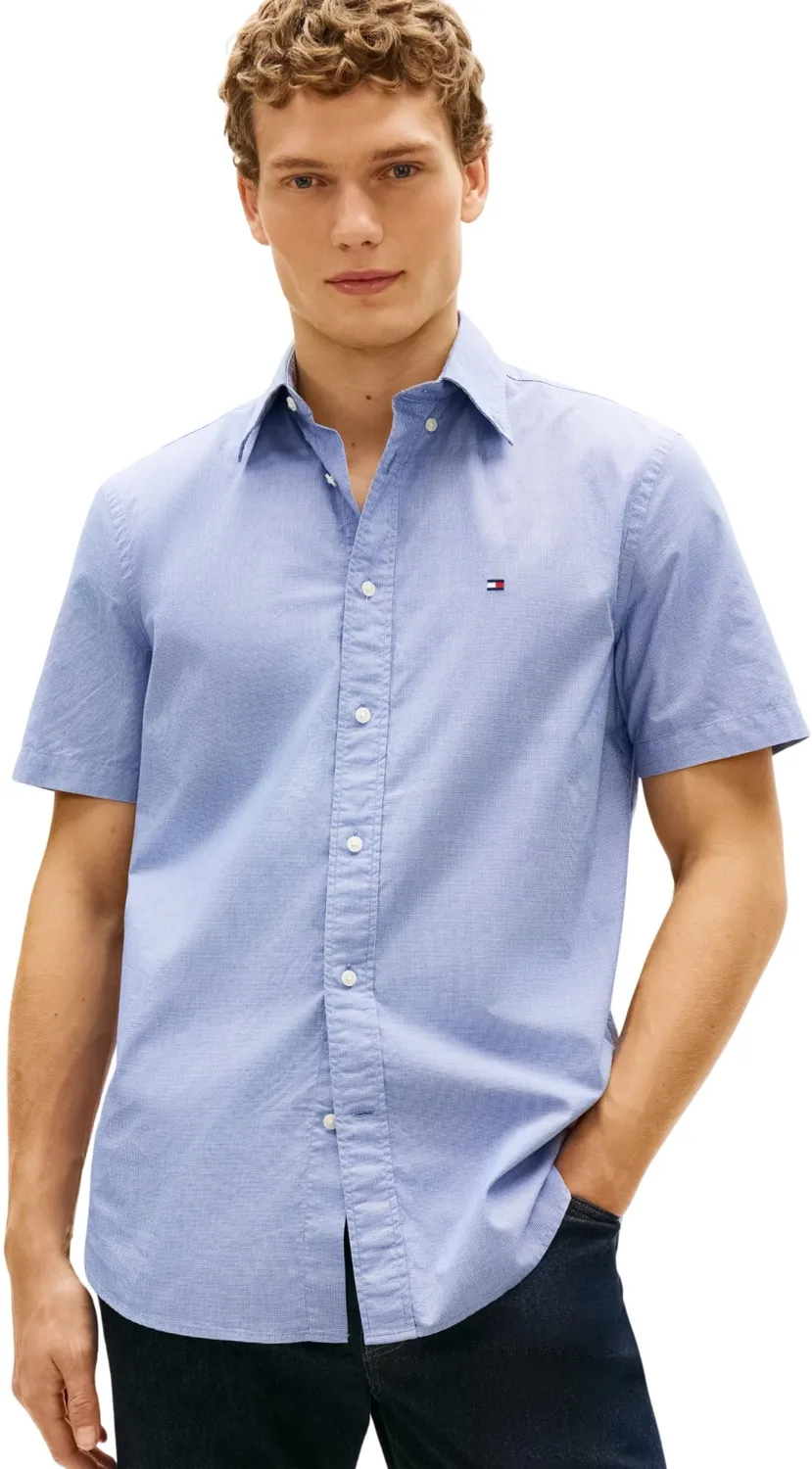 Tommy Hilfiger camicia uomo maniche corte a quadri