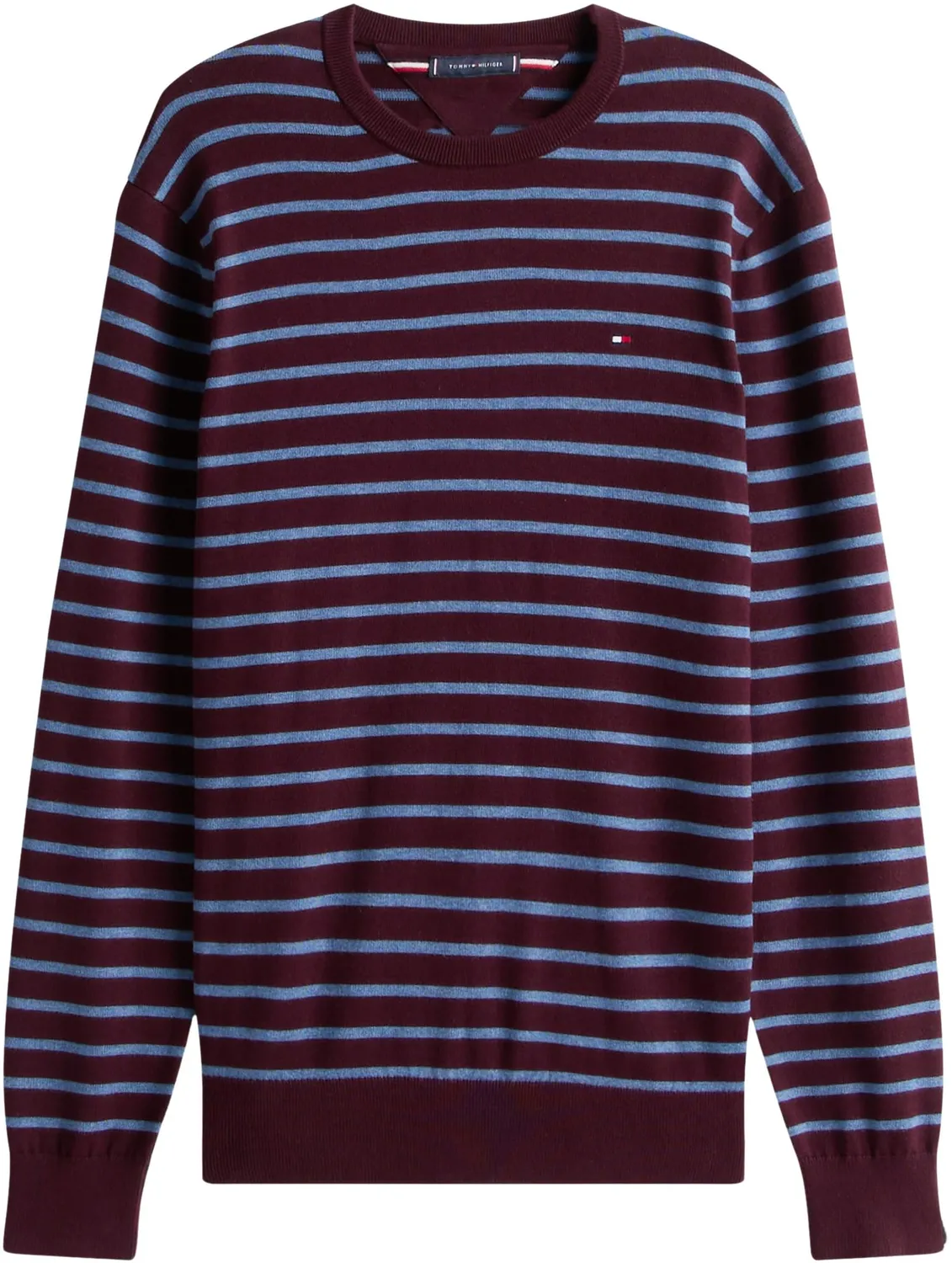 Tommy Hilfiger Essential Cotton pullover uomo bordeaux XXL