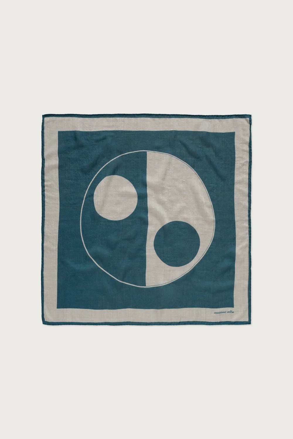 Massimo Alba Bandana calce cashmere seta unisex