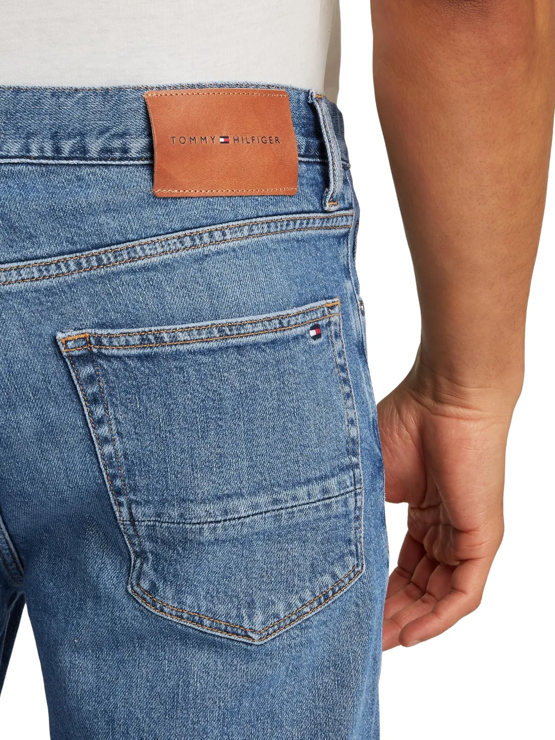 Tommy Hilfiger Roger jeans uomo indaco 34W/34L tapered