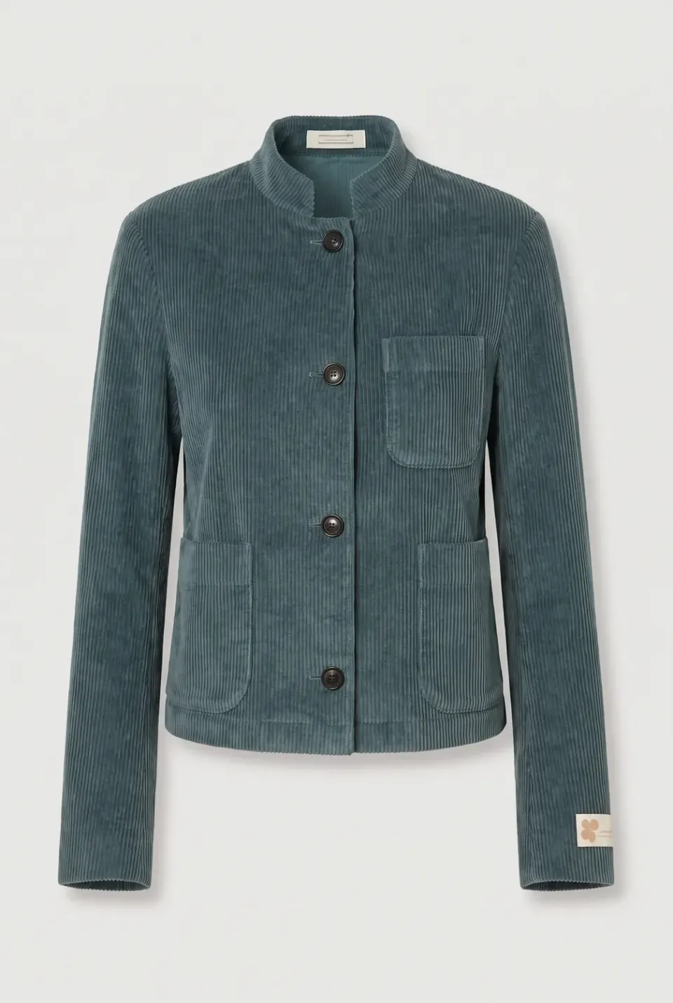 Massimo Alba Agra giacca donna velluto dark teal