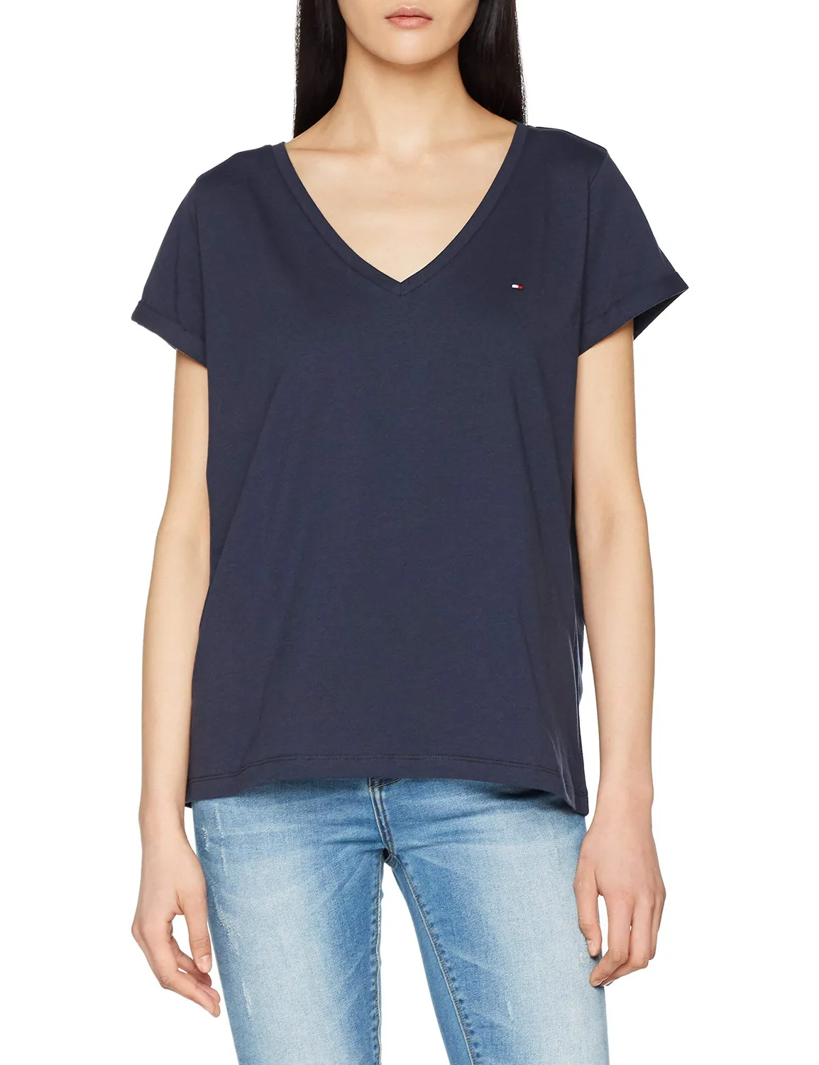 Tommy VN Tee maglia pigiama donna L cotone traspirante