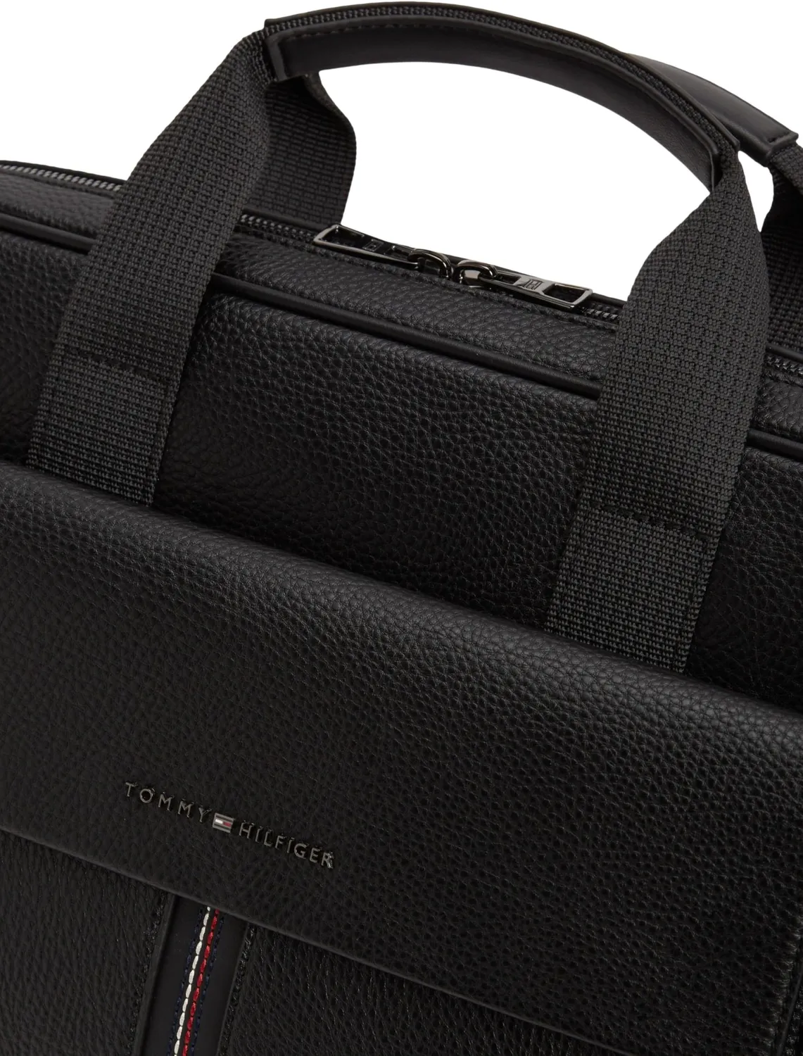 Tommy Hilfiger TH Central AM0AM14166 borsa computer uomo nera