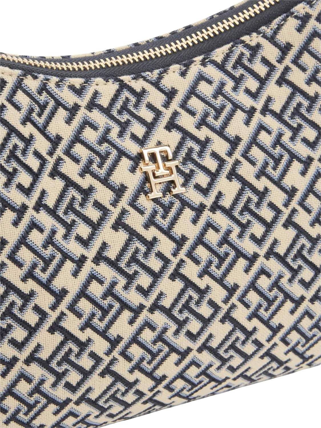 Tommy Hilfiger Icon Jacquard borsa spalla blue mono