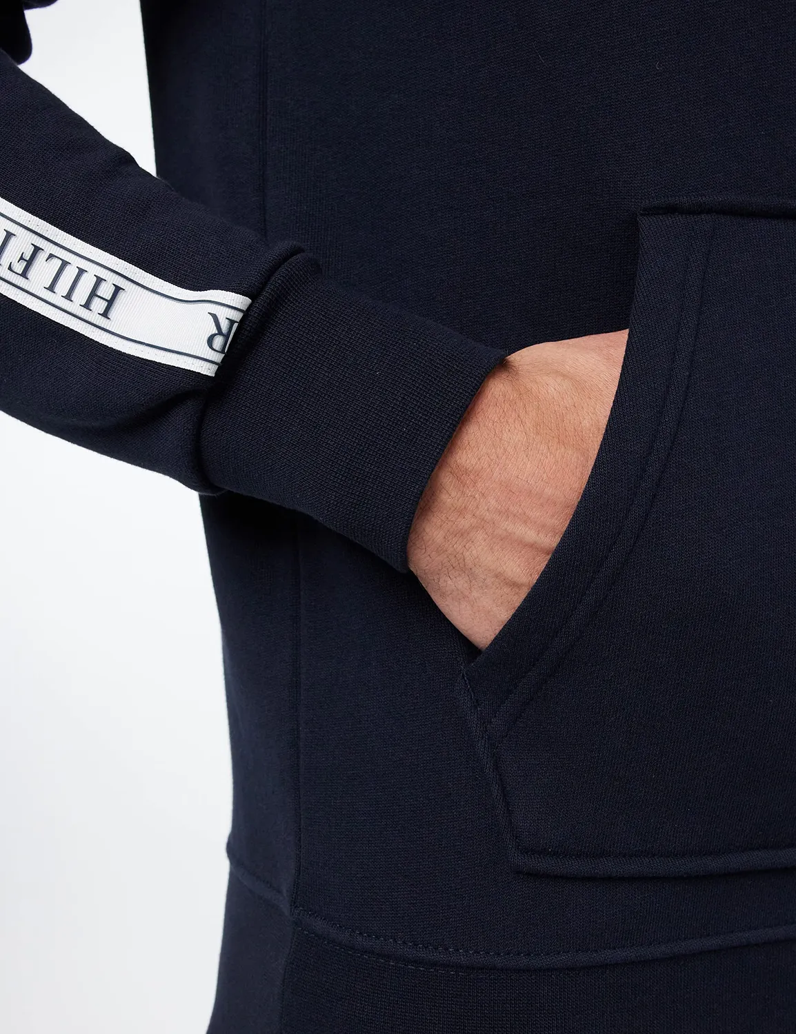 Tommy Hilfiger Prep Tape MW0MW29578 hoodie uomo cappuccio logo