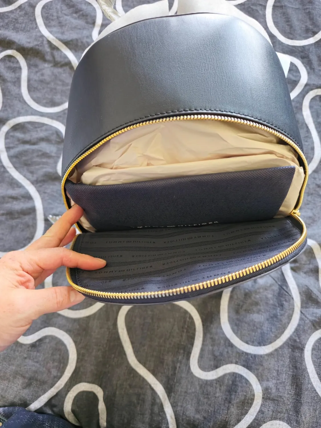 Tommy Hilfiger Fresh Backpack zainetto donna blu space blue