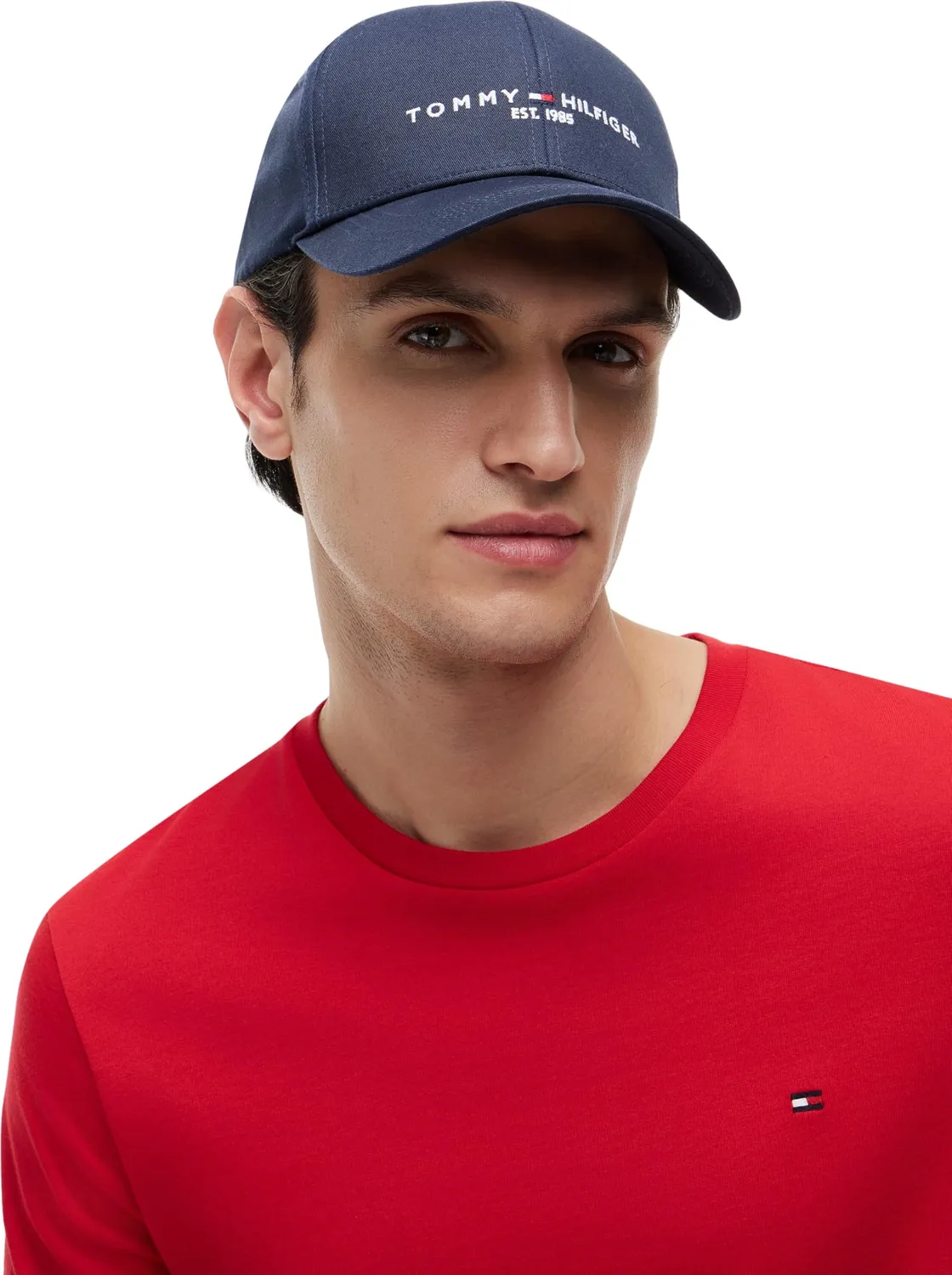 Tommy Hilfiger TH Established cappellino baseball blu taglia regolabile