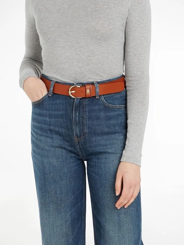 Tommy Hilfiger TH Timeless 3.5 AW0AW15387 cintura donna nera 90