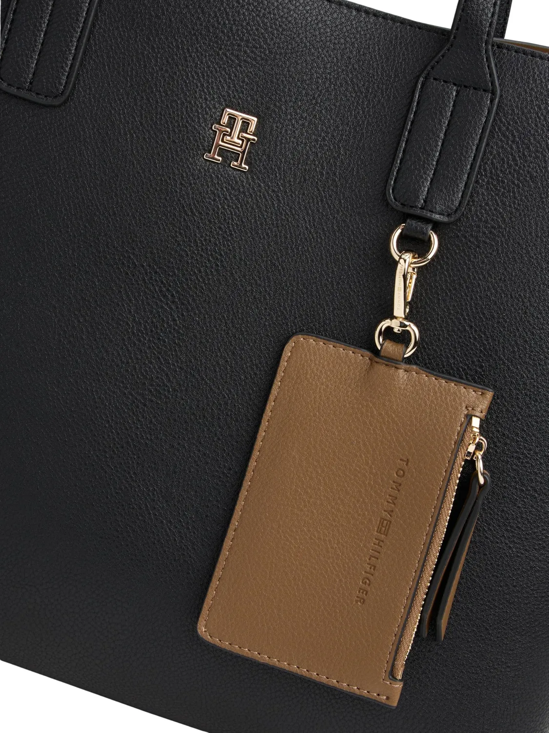 Tommy Hilfiger TH Icon borsa AW0AW18122 satchel nera donna