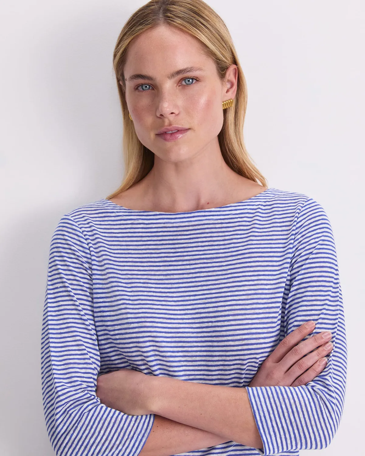 Sportscraft Cecile Linen top lino scollo barca