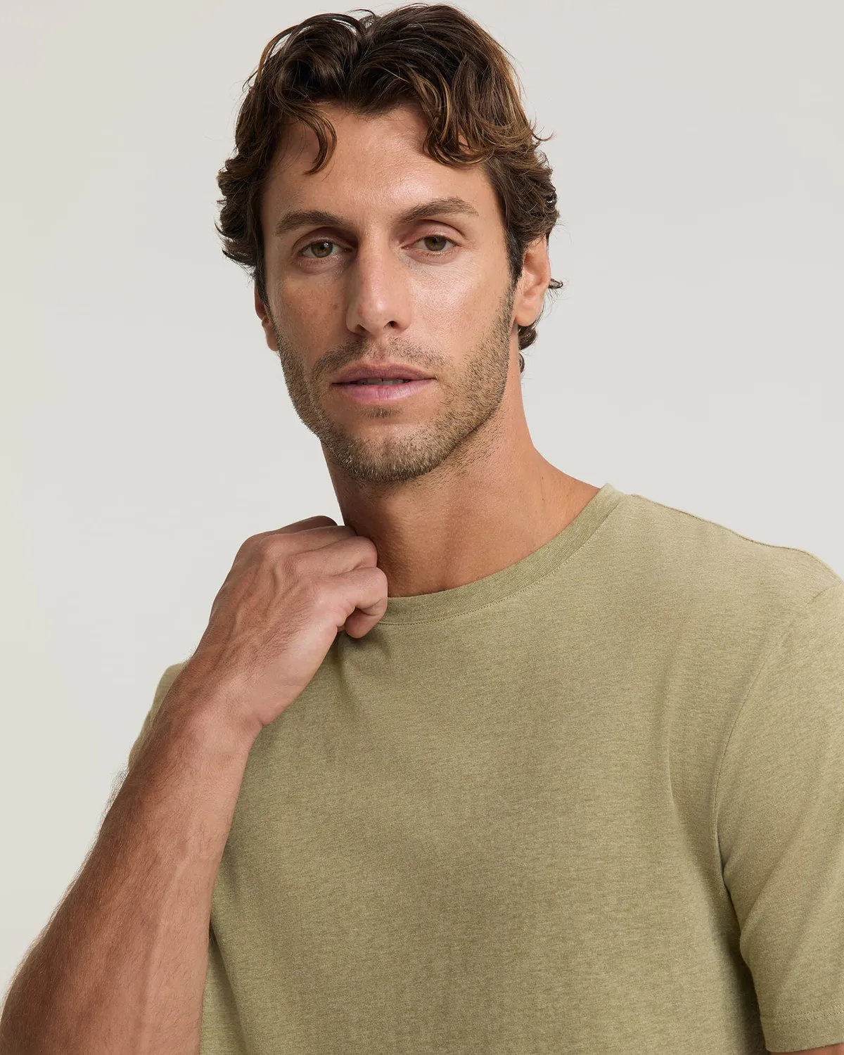 Sportscraft Supersoft Melange Tee maglietta cotone spazzolato