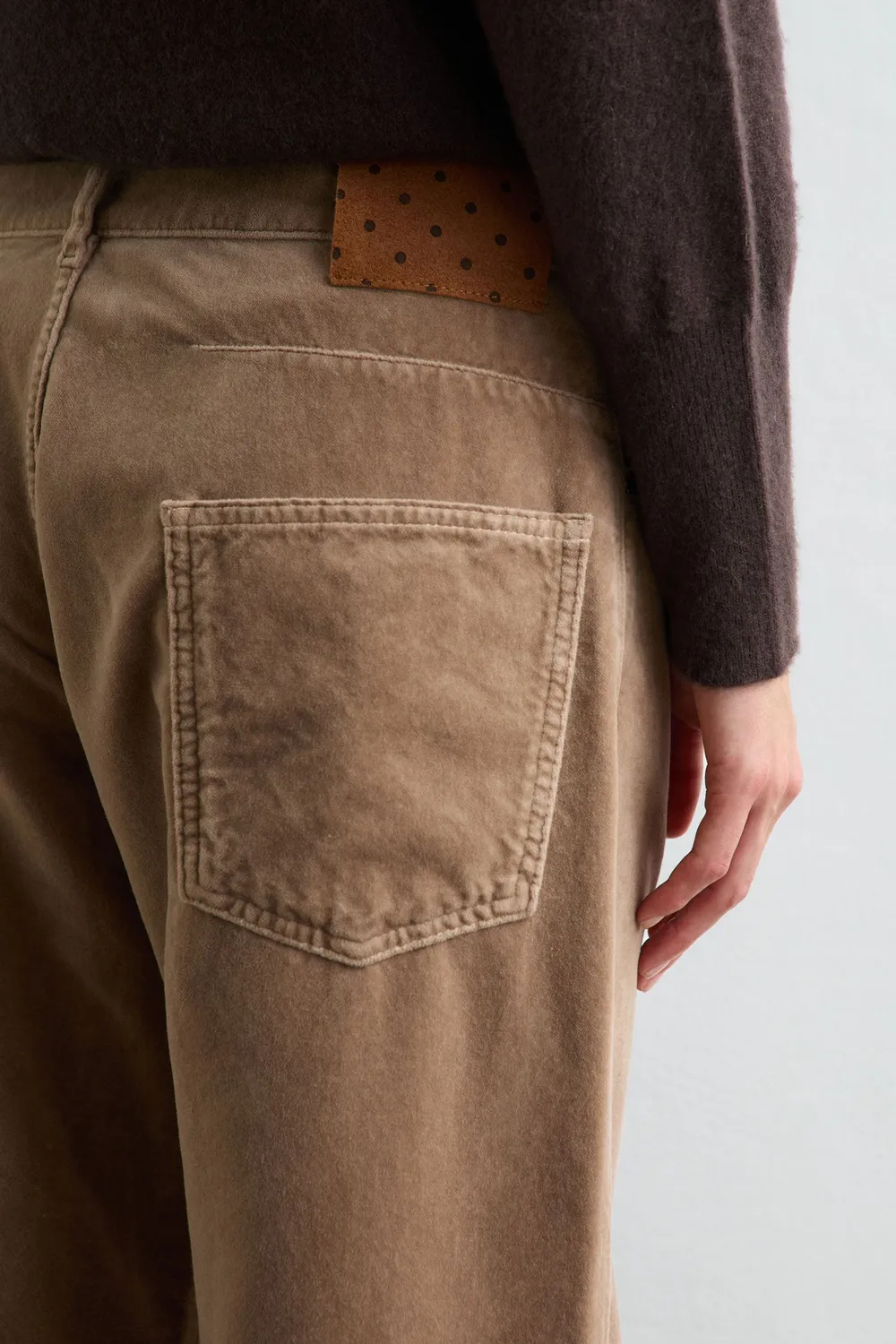Massimo Alba Alosa-Cut pantaloni velluto fossil