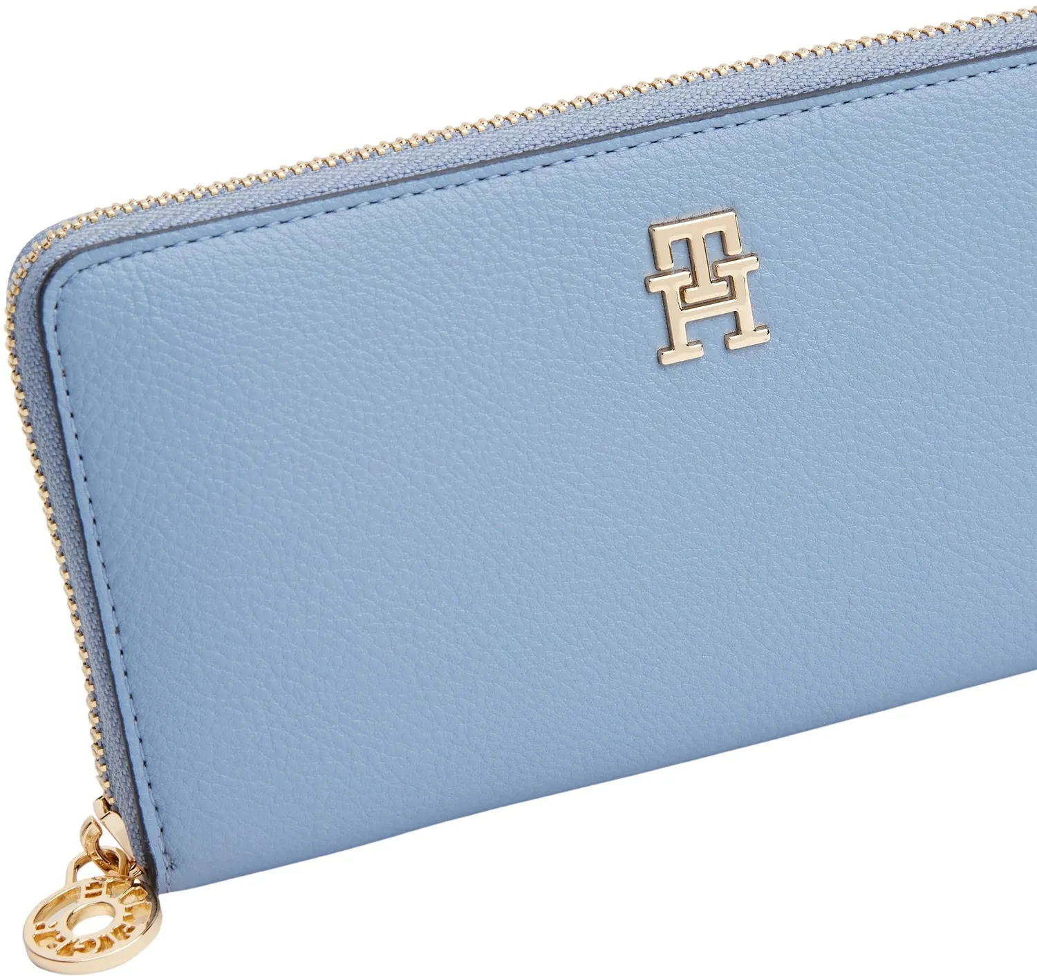 Tommy Hilfiger Distinct Portafogli Donna Blu con Zip