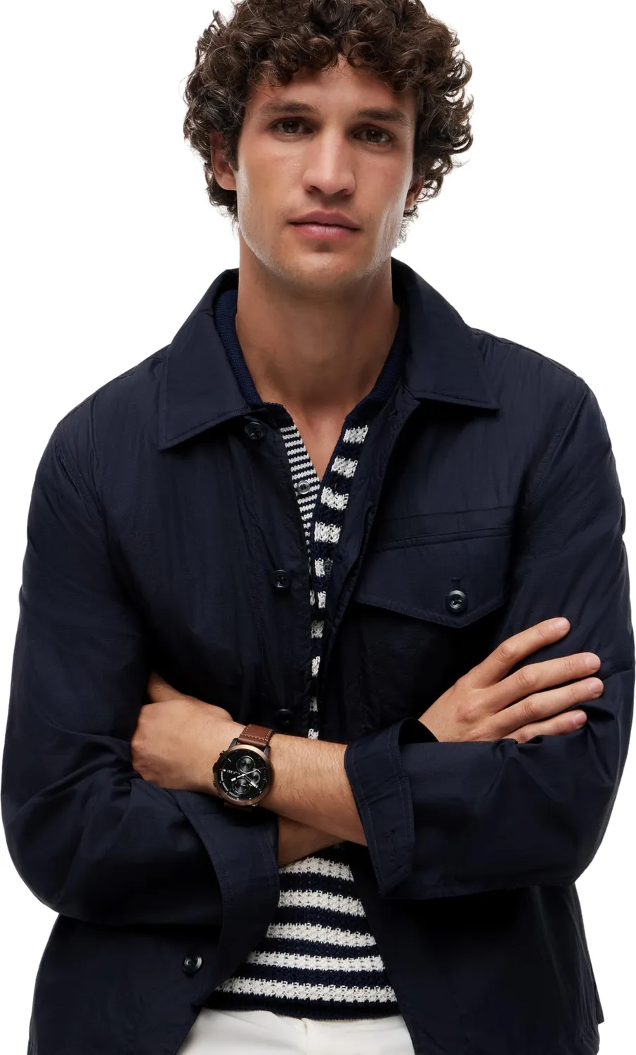 Tommy Hilfiger Overshirt giacca uomo L azzurra