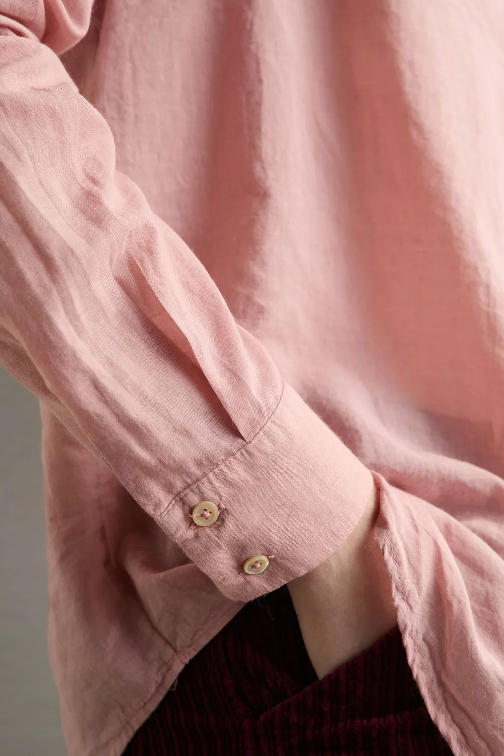 Massimo Alba Yvonne camicia faded rose cashmere