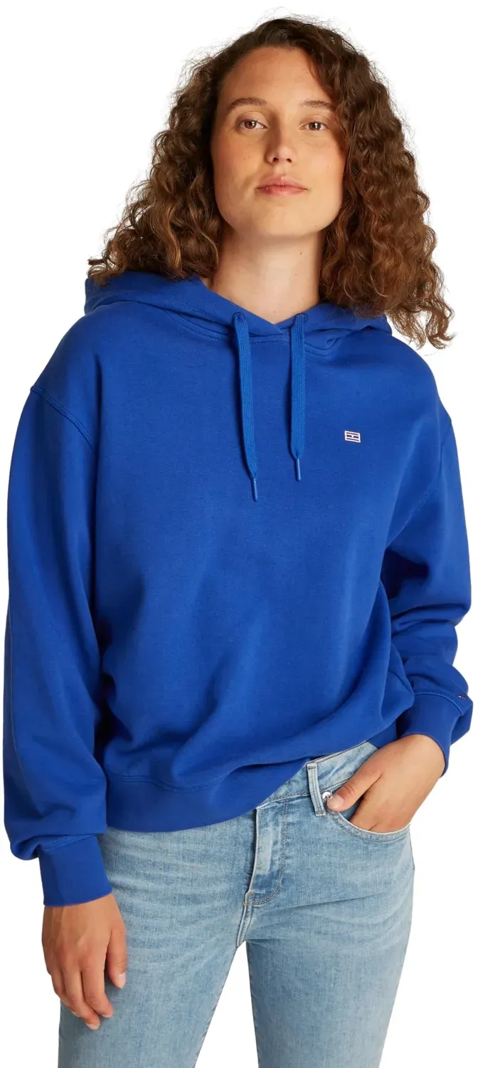 Tommy Hilfiger Contrast Flag felpa cappuccio donna regular