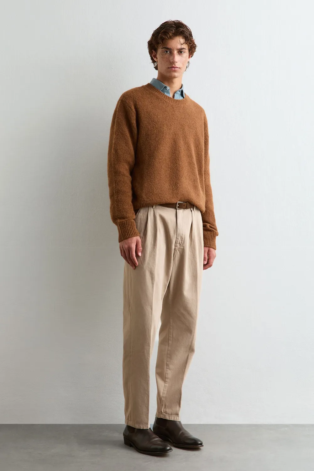 Massimo Alba Bruce maglione uomo Cookie baby alpaca