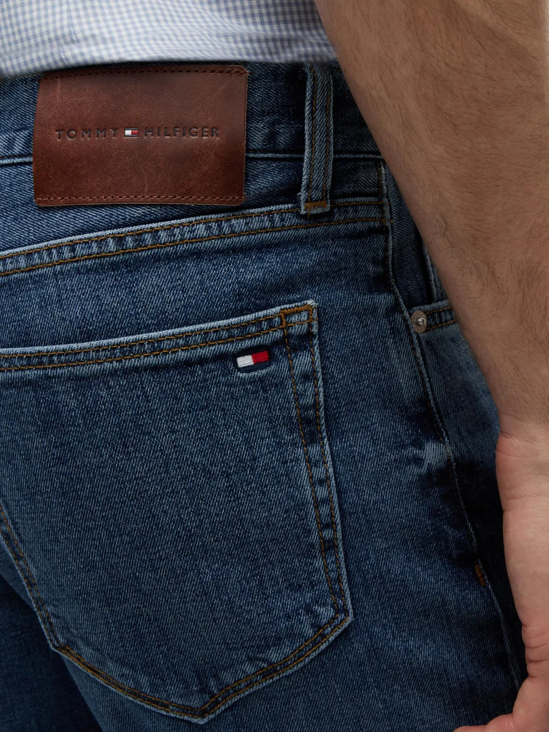Tommy Hilfiger jeans dritto uomo 34W/32L vestibilità regolare