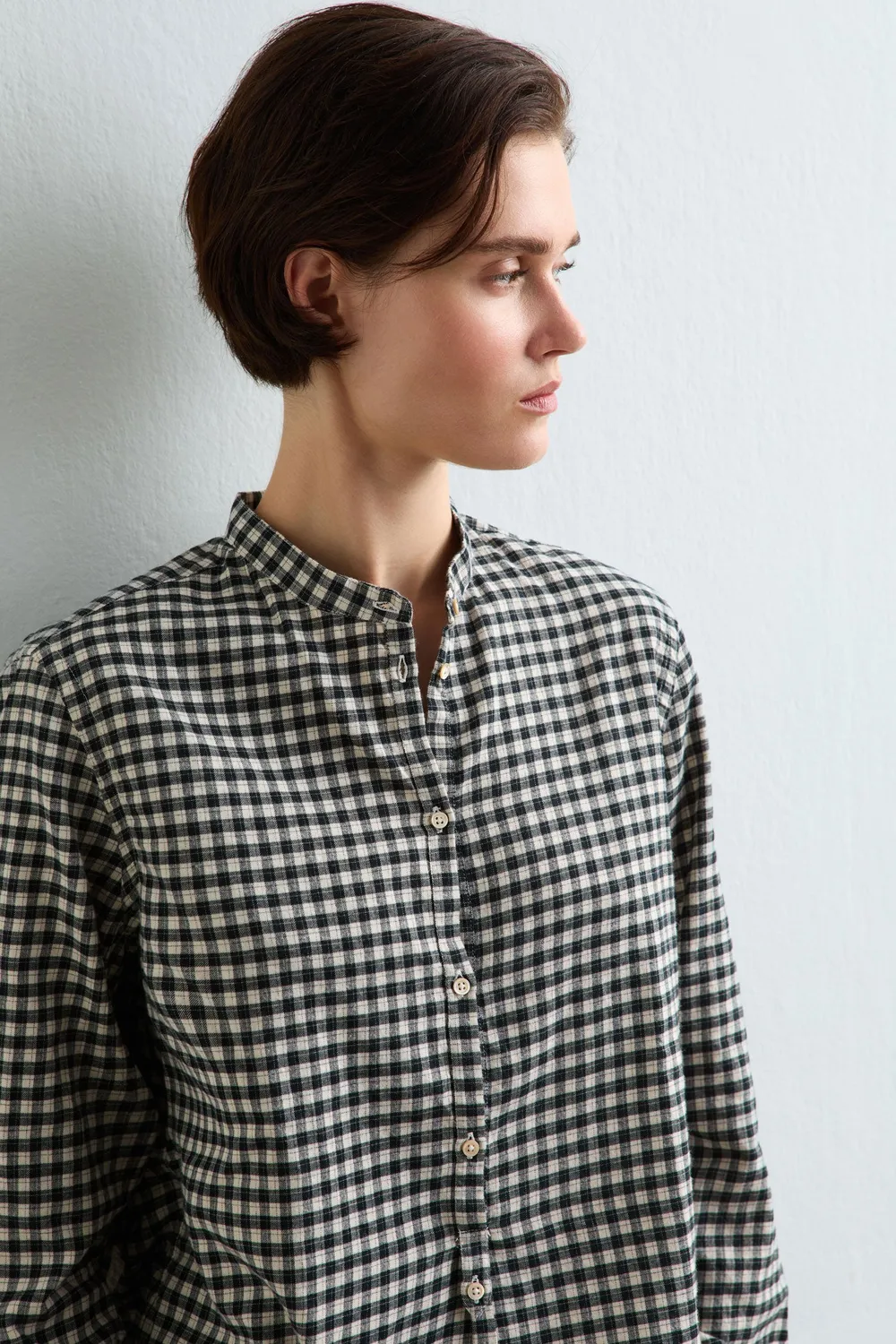 Massimo Alba Leontine camicia donna soft white cotone