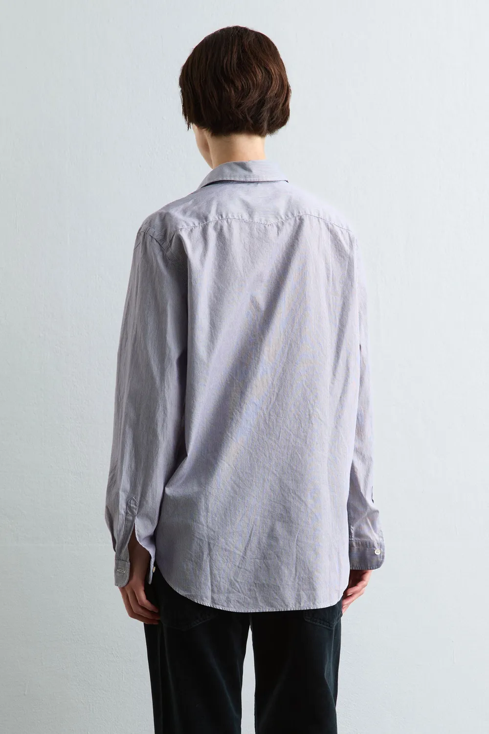 Massimo Alba Uma camicia donna blu in cotone