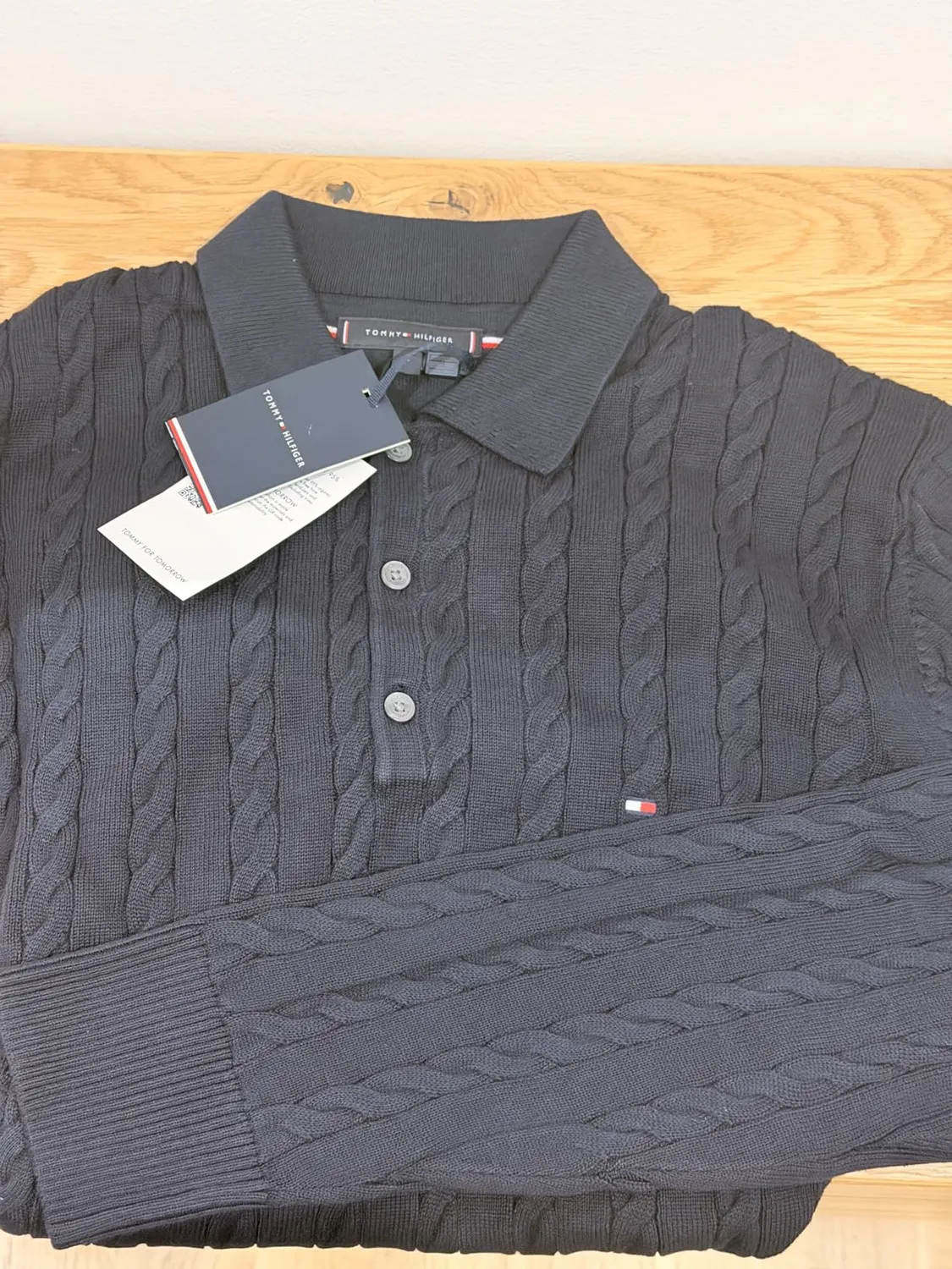 Tommy Hilfiger Classic Cable MW0MW41955 polo unisex L cotone