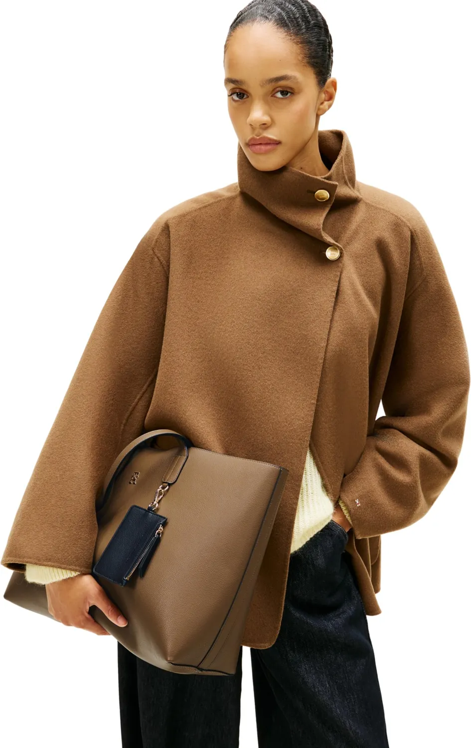 Tommy Hilfiger TH Icon AW0AW18173 tote kaki