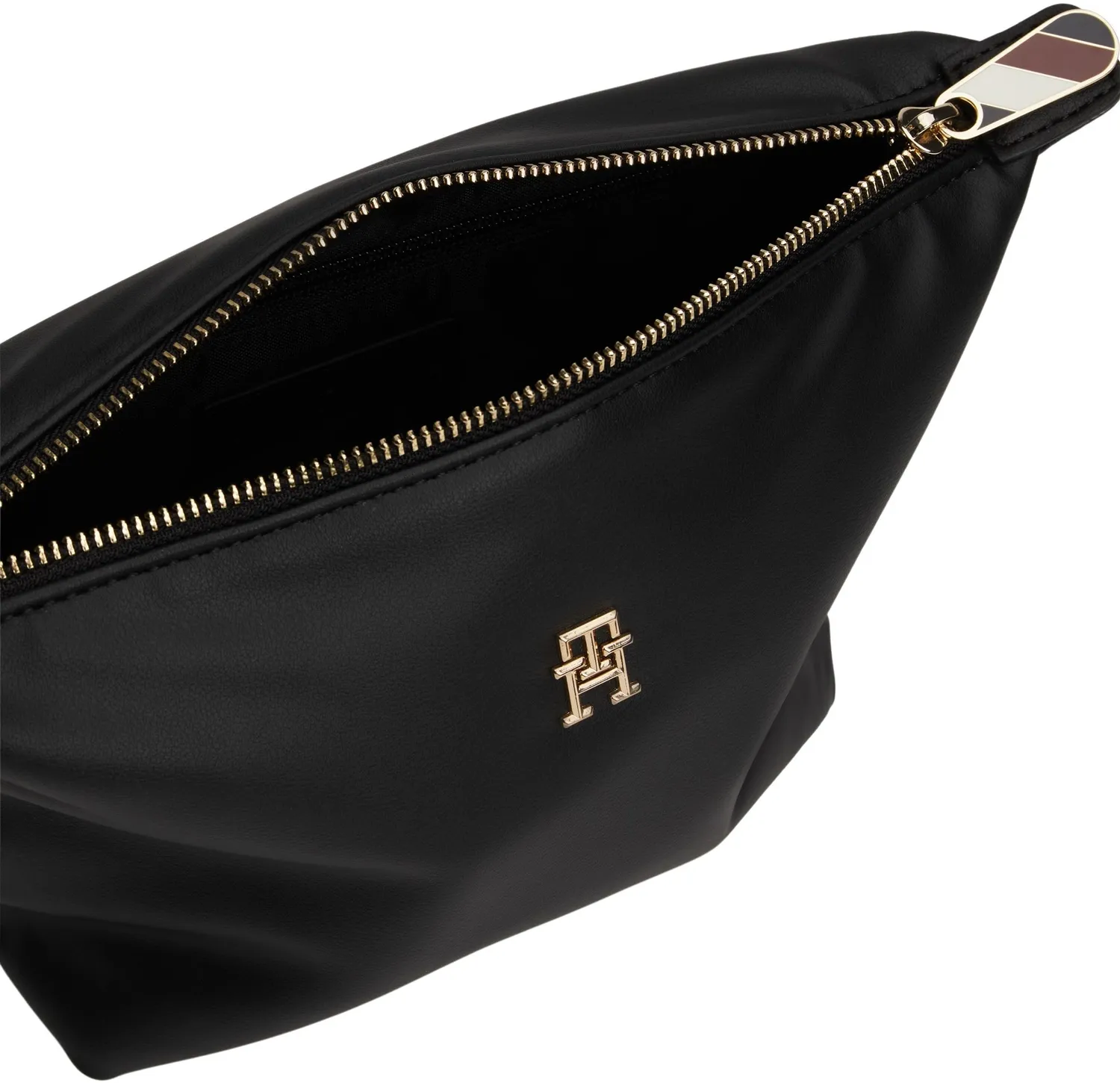 Tommy Hilfiger Poppy Reform Washbag beauty case nero lucido