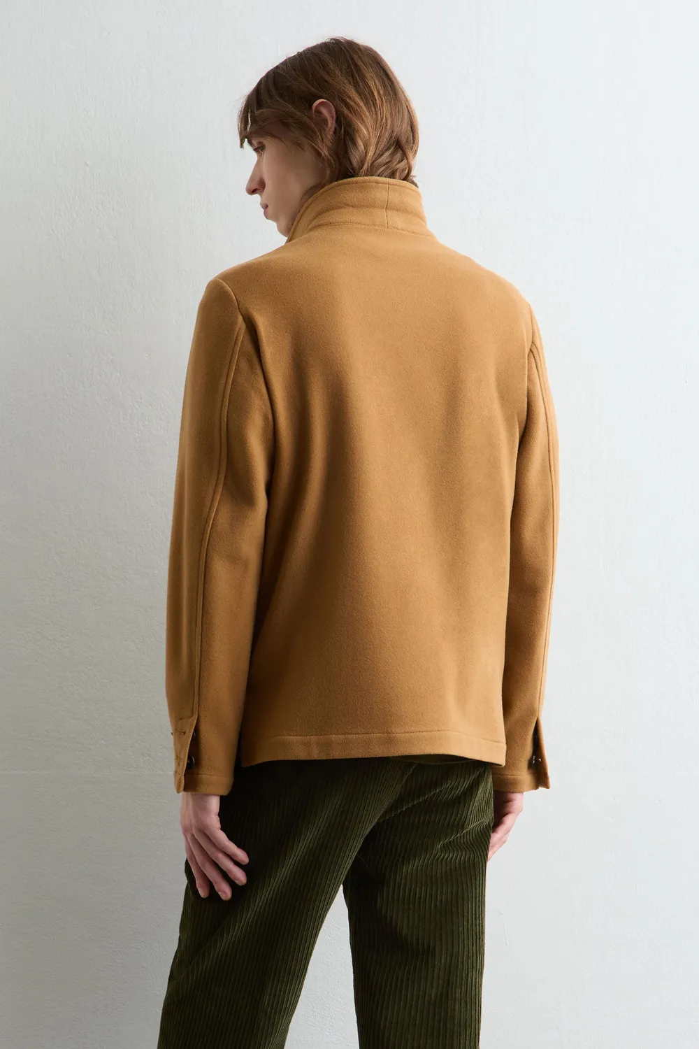 Massimo Alba Baglietto giacca lana camel