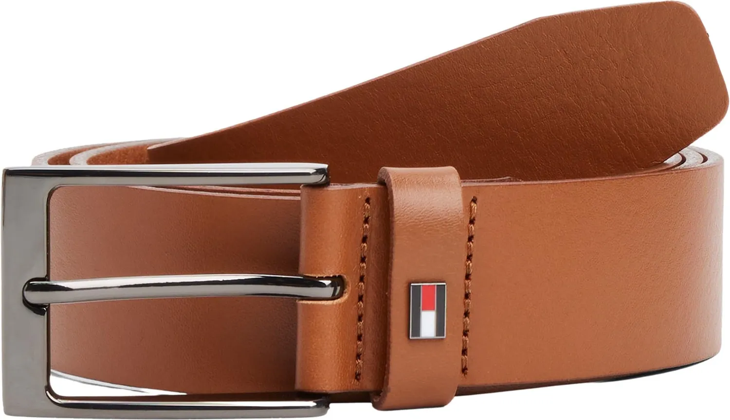 Tommy Hilfiger Layton Cintura Pelle Uomo 110 Nera 3,5 cm