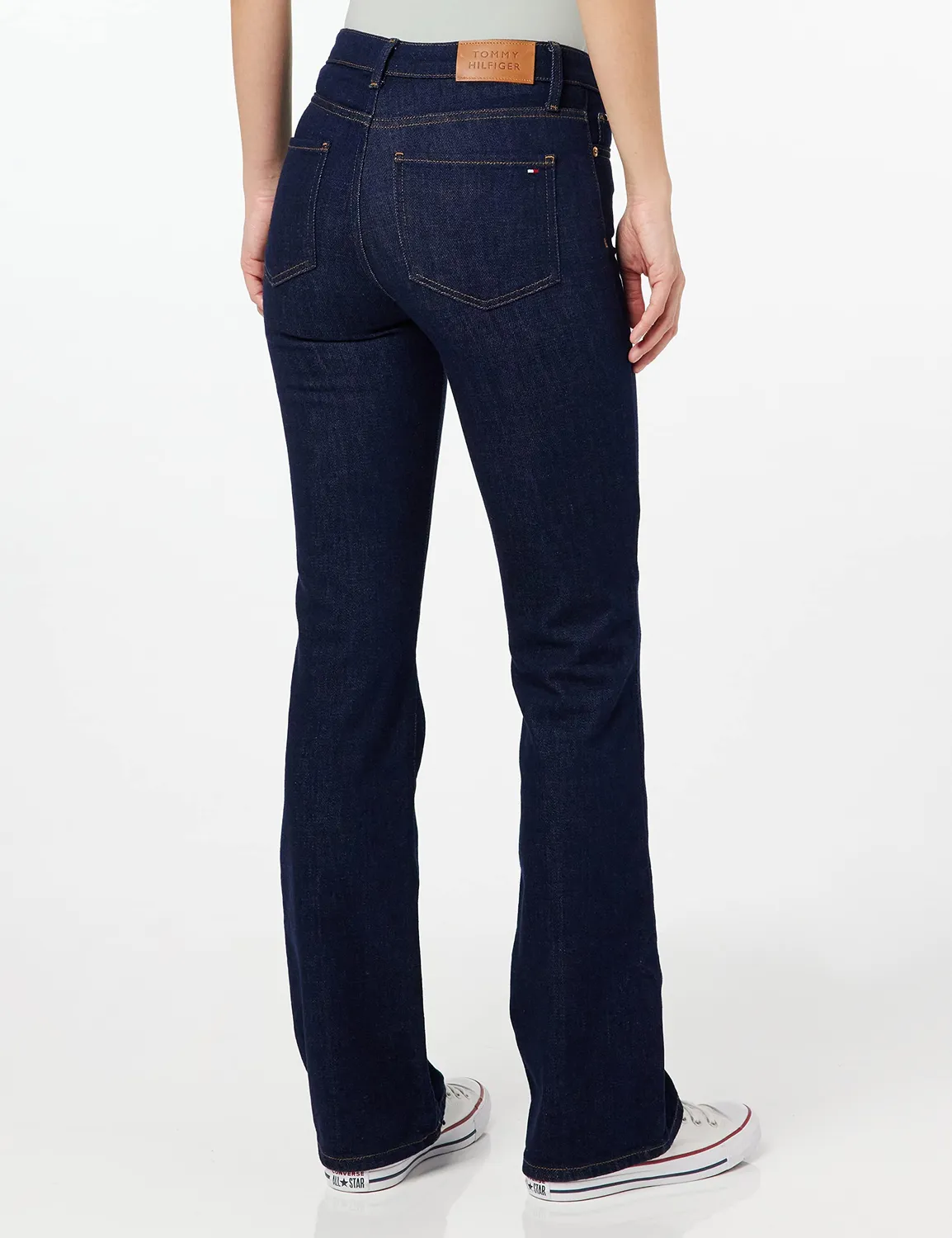 Tommy Hilfiger Vic WW0WW37149 jeans bootcut donna blu