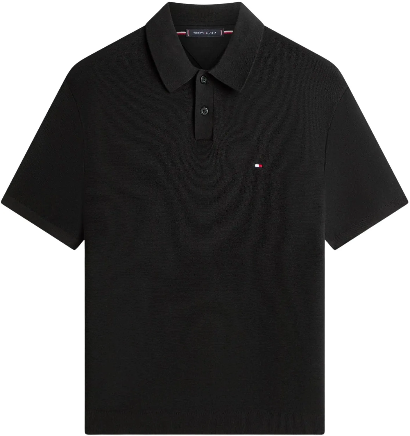 Tommy Hilfiger Cool Touch MW0MW42795 polo uomo nera