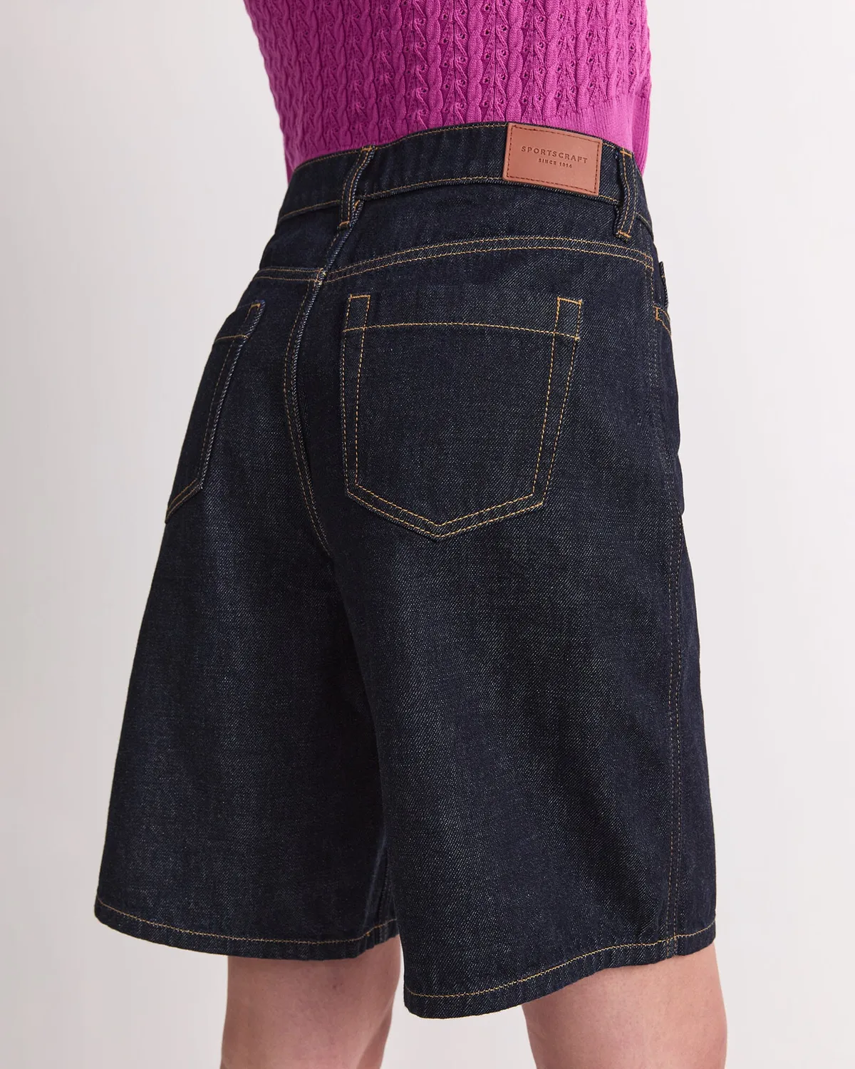 Sportscraft Allegra 120368 shorts denim al ginocchio